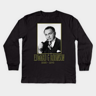 EDWARD G ROBINSON 1893 - 1973 Kids Long Sleeve T-Shirt